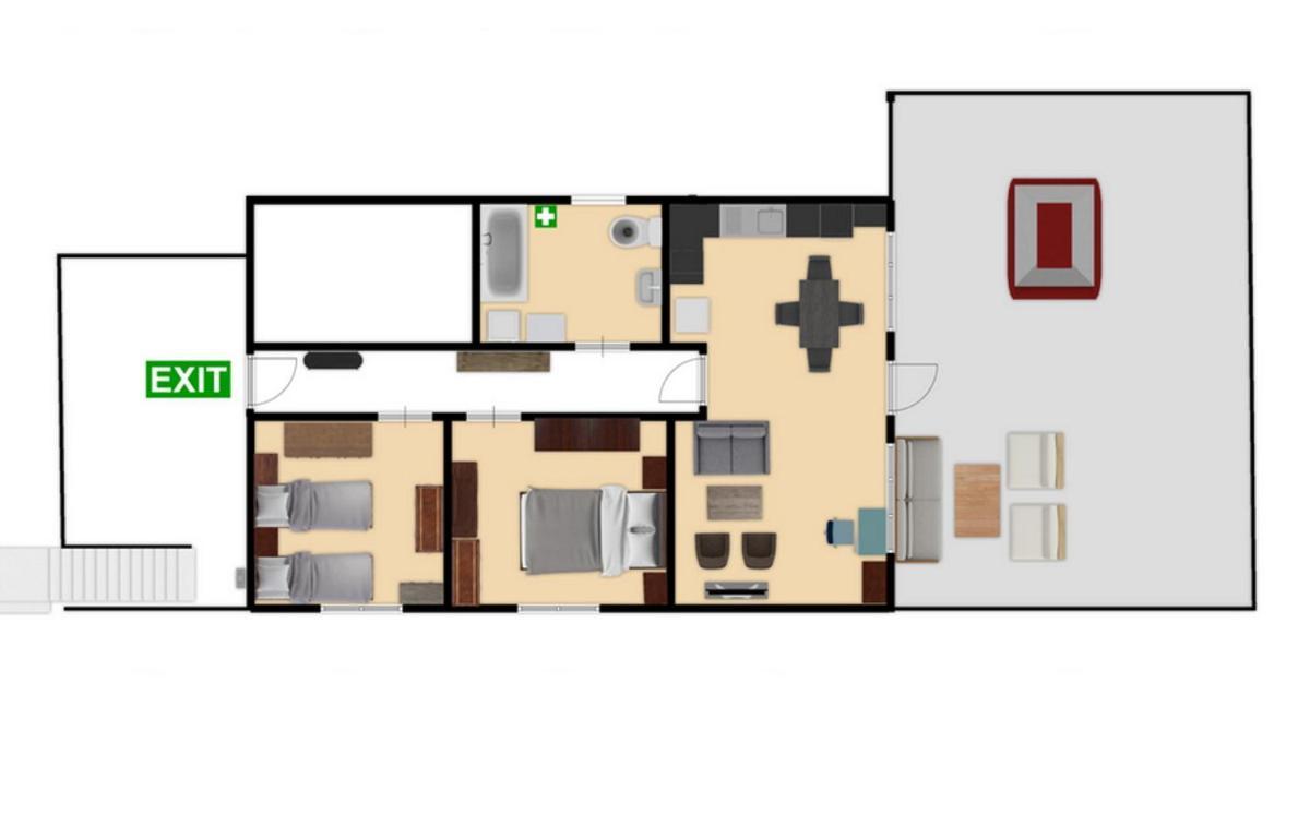 Blue Sky Apartment 普利莫顿 外观 照片